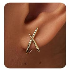 Halora Ohrstecker Gold Ohrringe Stecker Damen Goldene Klein Ohrringe Gold Earrings for Women Schmuck