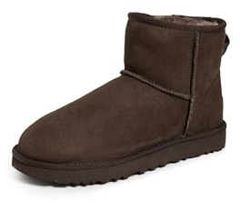 UGG Bottes classiques Mini II avec logo graphique pour femme, Cacao saupoudré, 38 EU