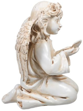 YARNOW Statue Ange Vintage Décoration Classique pour Intérieur Et Extérieur Ornement De Jardin Figurine Élégante De Modèle Ange Accessoire pour Bureau Ou Salon