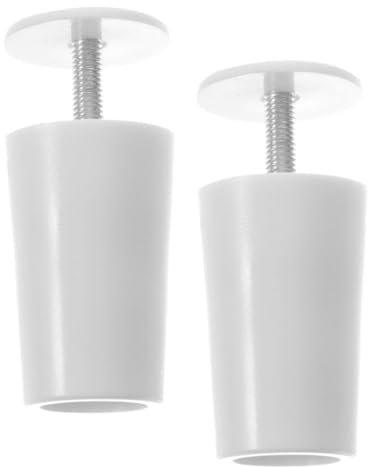 GOOHOCHY Curtain Stoppers Roller Shutter Stop Plastic Fixing Limiters White 2pcs Window Blind Repair Parts for Home Window Treatment Hardware