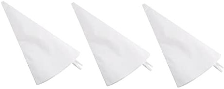 SOLUSTRE 3pezzi Sacchetti Piping Riutilizzabili Per Decorazione e Dolci Per Glassa e Decorazioni Per Cupcake e Biscotti
