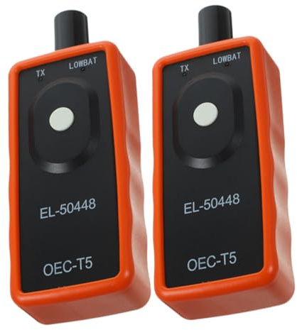TOPBATHY 2 piezas Herramienta de Activación Tpms Vehículos Programador de Sensor de Presión de Neumáticos Reinicio Rápido y Paquete de Unidades Compatible con Gm y Diseño y Ligero para y
