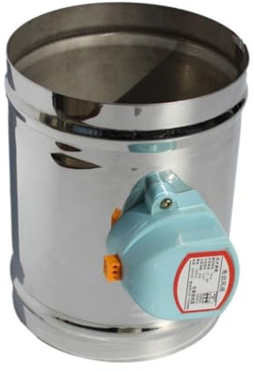 Stainless Steel Air Damper Valve 1pc 125mm stainless steel air damper valve HVAC electric duct motorized for 5ventilation pipe 220V