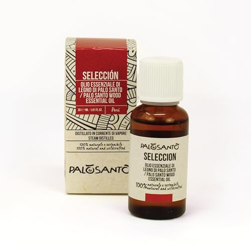 PALOSANTO - Ätherisches Palo Santo Öl Seleccion – 100% Natürlich Bursera Graveolens – Für Massagen oder Diffusor - 30 ml