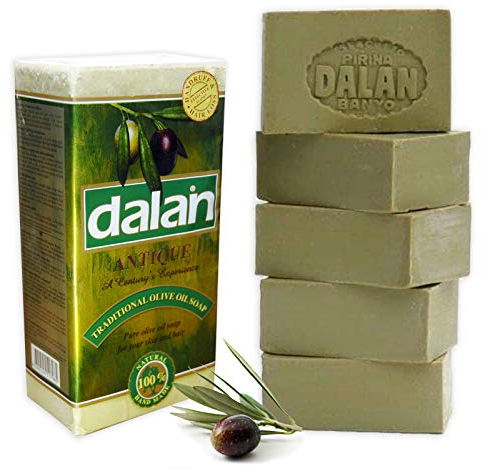 Natural 100% Pure Olive Oil Soap Dalan Turkish Bath handmade Turkey x 10 Bars