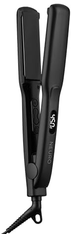 Neuro by Paul Mitchell Smooth 1.25 Ceramic Straightening & Styling Iron, Travel Flat Iron, Dual Voltage For Worldwide Use, Classic Plate Size For Smooth Styles