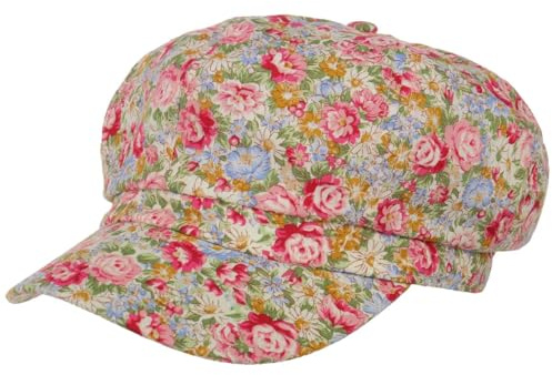 Lipodo Little Flowers Ballonmütze Schirmmütze geblümt Mehrfarbig Damen Frühling Sommer