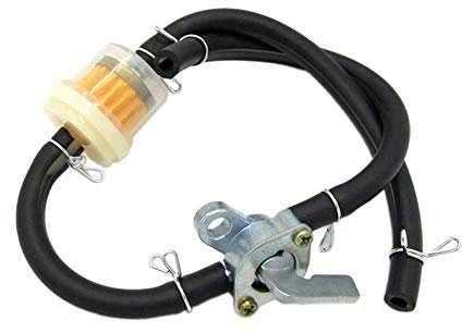 Rubinetto benzina universale Interruttore benzina Rubinetto benzina Rubinetto benzina per generatore Serbatoi benzina motore nero