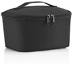 reisenthel coolerbag S Pocket in Schwarz – Kühltasche aus recycelten PET-Flaschen – Ideal für das Mittagessen unterwegs