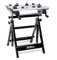 Wiltec Mobile Workbench up to 100 kg Worktable Foldable Height-adjustable 77-107cm Inclination