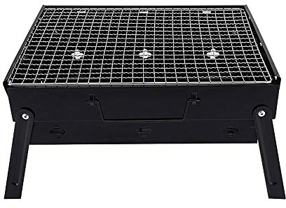 Edelstahl-Grill Stahl-Kebab-BBQ-Grill-Grill-Set für Garten-Hinterhof-Camping