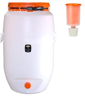 Speidel Barril de fermentación redondo de 120 l, apto para alimentos, resistente al alcohol