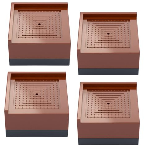 KMQRDZi 4 elevadores de muebles, patas elevadoras para muebles, sofá, mesa de café, cama, pie elevador, elevador de muebles, aumenta la altura de los muebles en 40 mm, para sofá, mesa de café, armario