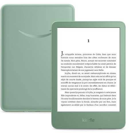 Der neue Amazon Kindle (16 GB) – Der leichteste und kompakteste Kindle, mit blendfreiem Bildschirm, schnellerem Umblättern, anpassbarem Frontlicht und langer Akkulaufzeit – mit Werbung – matchagrün