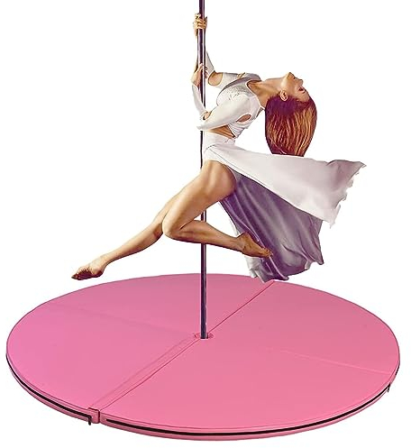 Pole Crash Matte, Pole Dance Sicherheits-Crash-Matte, Yoga-Übungs-Sicherheits-Tanzkissen, Fitness-Gymnastik-Tanzmatte, runde Tanzstangenmatten für Studios, Heimgebrauch