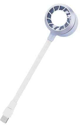 Ventilateur flexible alimenté par USB, ventilateur USB flexible | Petit ventilateur USB avec lumière | Refroidisseur personnel, ventilateur de Campin pour filles femmes, ventilateur de voyage po