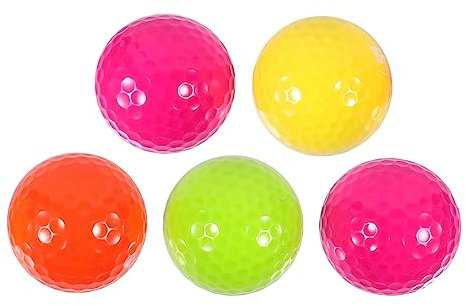 BELLIFFY Bunte Golfbälle Zum Üben Gummi-übungsbälle Für Kinder Spielzeuggolfbälle Kinderbälle Zum Spielen
