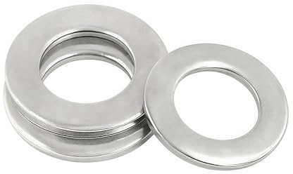 WZHUIDA 20 Stück Unterlegscheiben M12, A2 V2A Edelstahl Beilagscheiben (DIN125 Form A), Rostfreie Edelstahlscheiben flach mit kleinem Außendurchmesser