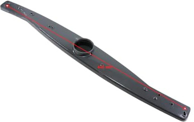 Marel Shop® - Pala Braccio Irroratore Rampa Spruzzatore Mulinello Superiore per Lavastoviglie compatibile con Electrolux Zanussi Rex per Modelli : ESL6392RA - ESFCHRONOW - ESL6370RO - ESL5333LO