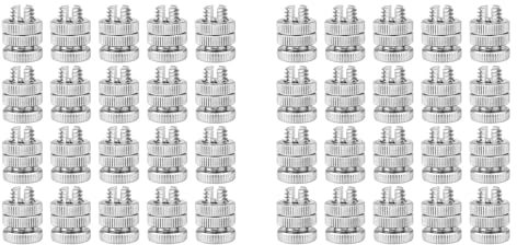 Reinscer 40 Pezzi Connettori per Cavi con Morsetti A Bullone Divisi Connettori per Recinti Elettrici In Lega di Alluminio per Recinti Elettrici Multipli
