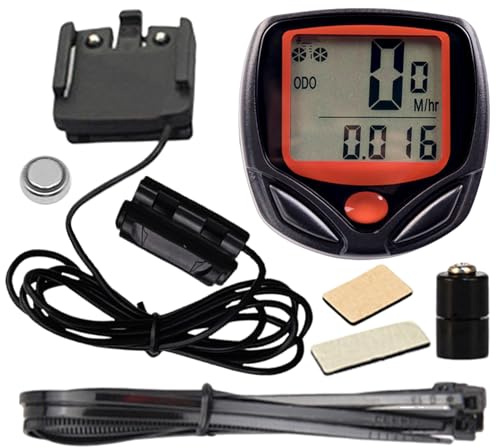 Biicycle Speedometer - Portable Cycling Computer | Waterproof Bike Computer | Odometer GPS | Effortless Speedometer Odometer For Tracking Distance Speed And Time