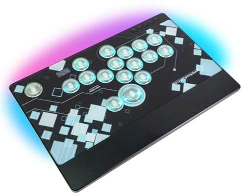 TIKITAKA M3 Contrôleur sans levier - Interrupteurs KASUMI ultra-rapides de 0,5 mm, cadre en alliage d'aluminium, contrôleur de style arcade pour Street Fighter 6, compatible avec PS4/PC/Switch (noir)