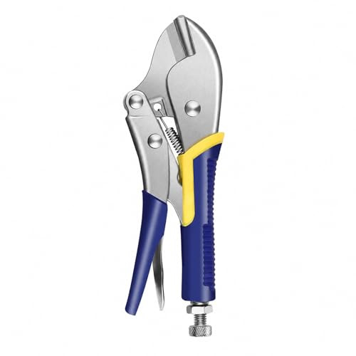 Uadme Pince Etau pour Tube 7mm, Pinces à Grip Autobloquantes en Acier avec Mâchoires Incurvées, Outil de Verrouillage Précis pour Tuyaux Cuivre