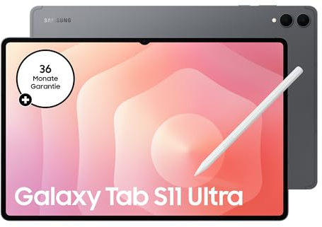 Samsung Galaxy Tab S11 Ultra, AI Tablet, Wi-Fi, Leichtes Design, Vielseitige KI-Tools, DeX, 512 GB Speicher, 12 GB RAM, Lange Akkulaufzeit, Gray, 3 Jahre Herstellergarantie [Exklusiv auf Amazon]