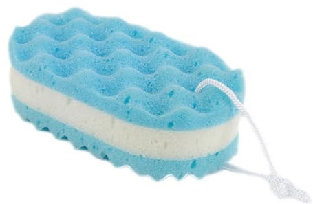 Toalla de baño exfoliante: esponja de depurador de cuerpo suave, toalla de ducha con estampado de olas | Cómoda tela de baño, toallita de limpieza profunda para el cuidado de la piel, el hogar, los