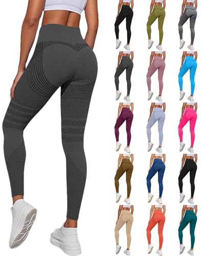 Kompressionsleggins Damen Lipödem Coreex Celluflex 3D-Kompressionsleggings | Anti Cellulite Leggings Kompression High Waist Push Up Hosen Yoga Fitnesshose Lange Sporthose