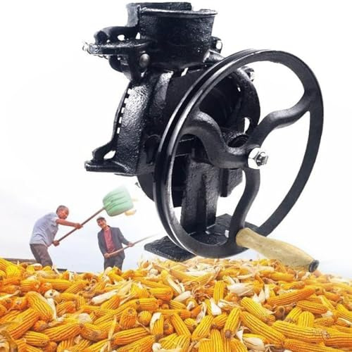 Spelatrice manuale della trebbiatrice del mais, Macchina di spogliatura efficiente resistente, Capacità 40-60kg/h, tasso di trebbiatura del 98%, Maniglia di legno