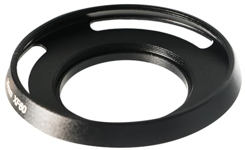 Compatibile con Fujifilm XF60mm F/2.4 R Macro - Paraluce in metallo ventilato da 39 mm