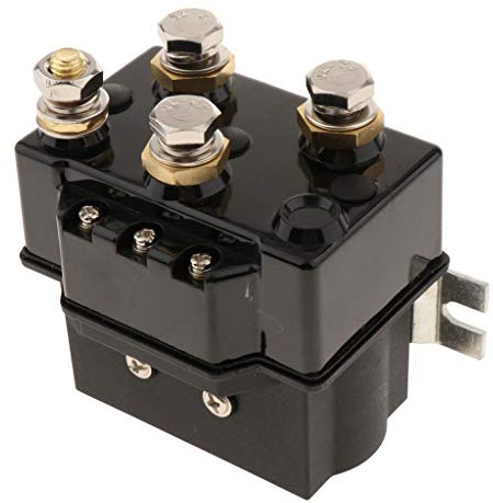 perfk Relais de Solénoïde de Treuil 24V 500A pour VTT, SUV,