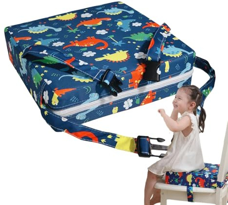 Sitzerhöhung für Tisch,Kindersitzerhöhung für Tisch,Tisch-Sitzerhöhung, waschbares Stuhl-Sitzpolster, Erhöhungskissen - Dickes Sitzkissen, bequeme Esszimmerstuhlauflage, für Baby-Kleinkinder