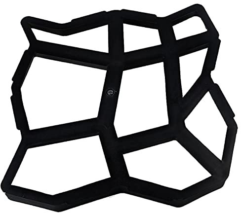Gartenpflasterform Pflaster Betonform DIY Stepping Stone Block Pflastergebäude Zement Paver Path Mold DIY Pfad(D)