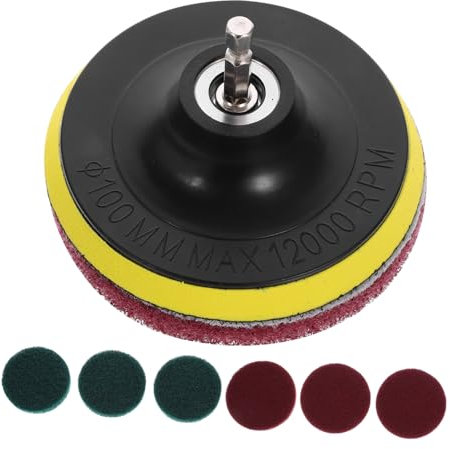 OSOLADY 1set Spazzole Per Pulizia Con Trapano Elettrico Kit Di Per Cerchi Auto e Pulizia Piastrelle Resistente e Facile Da Installare Accessori Versatili Per Bagni e Ambienti Domestici