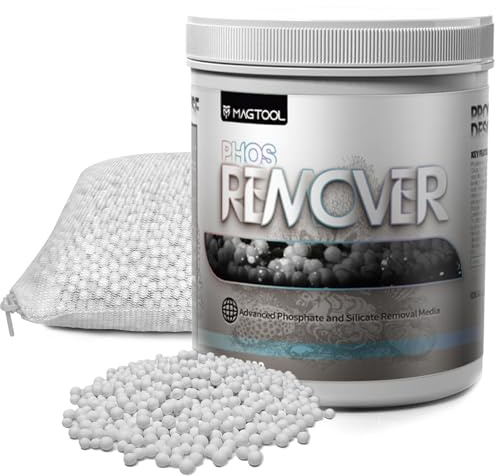 MagTool Advanced Phosphate and Silicate Remover Aquarium Filter Media, Ideal for Saltwater Tank (500ml)