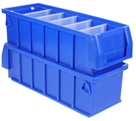 SEWACC 2piezas Caja de Herramientas para Clasificación de Tornillos Organizador de Almacenamiento de Contenedor de Herramientas para Uso Taller