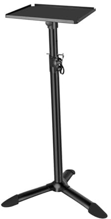 Ronyme Floor Speaker Stand Heavy Duty Portable Sturdy Anti Slip for Studio Speakers Outdoor Indoor Use 25.59 to 45.67 Speaker Rack, 3 claw 36x26cm