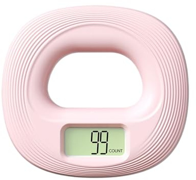 Pinza de mano - 3,11 x 2,83 pulgadas | Conteo inteligente, equipo de agarre de silicona, asas para entrenamiento de fuerza | Para codo muñeca gimnasia dedo brazo mujer fill