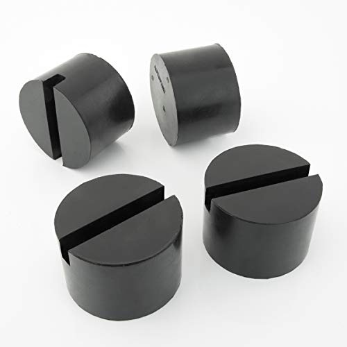 LST 4x Adapter Wagenheber Aufnahme Hebebühnen Gummiauflage Ø 75x50mm kompatibel mit Seat