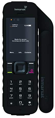 Inmarsat Isatphone 2.1 Satellite Phone and Prepaid SIM Card Ready for Easy Online Activation (100 Units / 77 Minutes)
