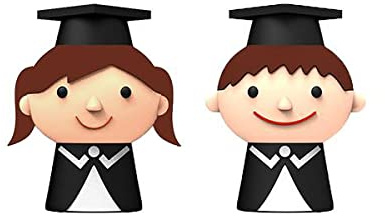 Lote 20 Memorias USB Birrete Graduación 8GB (10 Niño y 10 Niña) - Pendrives Originales Detalles y Regalos Prácticos Graduaciones Colegios Guarderías Fin de Curso