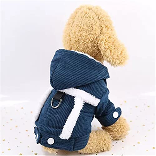 Winter Hundemantel Jacke Französische Bulldogge Warme Haustierkleidung Welpenkleidung Für Kleine Meduim Große Hunde Weste Wendbar (AM-Code)
