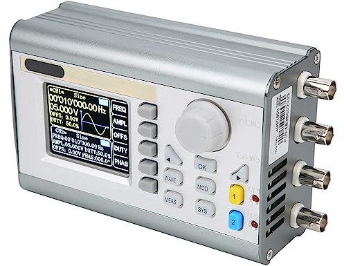 Generatore di Segnale, JDS2900-60M 2CH Funzione DDS a Doppio Canale/Generatore di Forme D'onda Arbitrarie, Sorgenti di Segnali a Impulsi DDS (Spina europea)