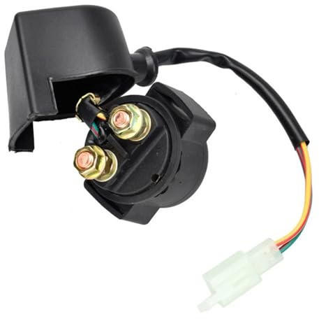 Bobina De Encendido Moto Relé Arranque Bobina Encendido Scooter Ciclomotor para ATV Go-Kart Cross-Country GY6 50 125 150CC Accesorios Repuesto para Motocicleta Bobina De Bujía