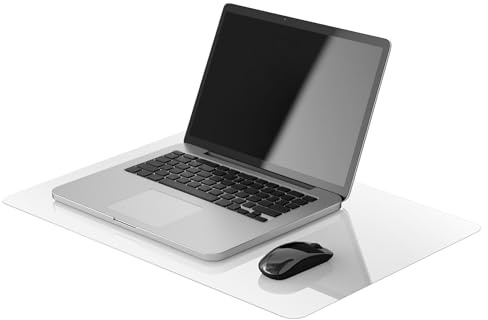 Panorama Alfombrilla Escritorio Transparente 60x40 cm - Protector Mesa - Ideal para Teclado y Raton - Vade - Tapete - Desk Pad