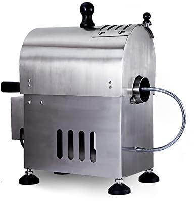 HGJHJJHK Tostadora de café Máquina eléctrica para tostar Granos de café Horneado de café a Gas doméstico de Acero Inoxidable 304 para café, castañas, maní, Granos, Hornear