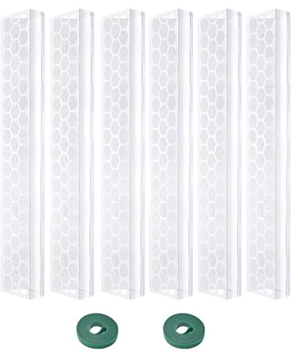 Moss Poles for Monstera, Stackable Plant Moss Pole, 17 Inches Plant Support, Indoor Climbing Plant Stand, Transparent Monstera Support, Climbing Plant Accessories, Plant Support for Green Ivy