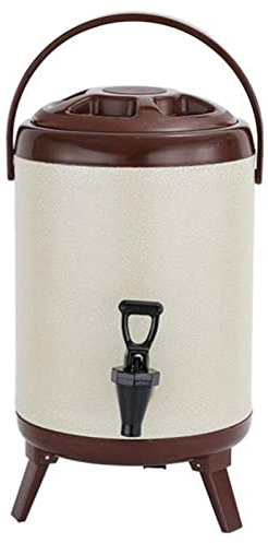 Dispensadores de Agua Caliente, dispensador de Bebidas Aislado de Acero Inoxidable, Termo de Acero Inoxidable para Alimentos con Grifo, Cubo Aislado a Prueba de Fugas refrigerado/Aislado dur